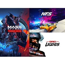 NFS Heat+Mass Effect Legendary+Grid Legends Origin+Mail