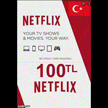 Netflix Gift Card 100 TL【TURKEY】🎀
