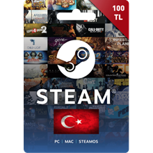 💳100 TL STEAM REPLENISHMENT CARD🔥AUTOMATIC ISSUANCE🔥