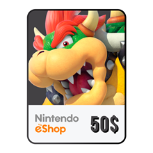 Карта пополнения Nintendo eShop 50$ USD🍄  Без комиссии