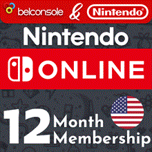 🔶Nintendo Switch Online Подписка 12 месяца США/Америка