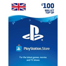 🎁 PSN UK карта пополнения на 100 GBP (UK) 🔥