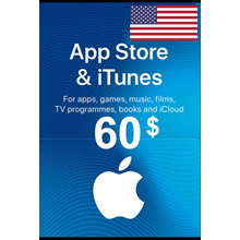 App Store & iTunes ✅ 60 USD gift card ⭐️ USA