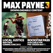 Max Payne 3 Rockstar Pass STEAM KEY REGION FREE GLOBAL