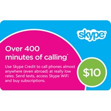 $10 Skype gift card (official activation)