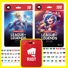 League of Legends 10 USD - 1380 RP (US) + Discounts 🔥