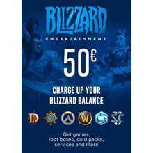 ✅ (Battle.net) Подарочная карта Blizzard €50 EUR (ЕС)