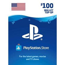 🎁 PSN USA карта пополнения на 100$ USD (USA) 🔥