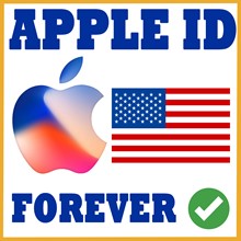 VIP APPLE ID AMERICAN (USA)🟢FOREVER