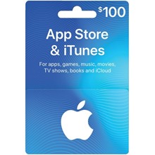 iTunes Gift Card $100 USA - без комисси