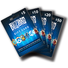 Blizzard Battle.net Подарочная карта (США) 20 - 50