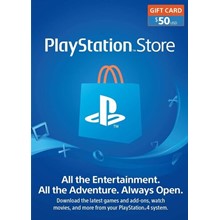 Playstation Network PSN $50 (USA) - без комиссии