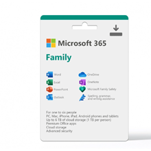 MICROSOFT OFFICE 365 FOR FAMILY 3 MONTHS GLOBAL KEY