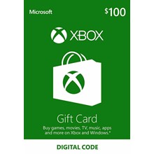 Xbox Gift Card $100 USA  - без комиссии