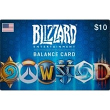 🔑(Battle.net) Подарочная карта Blizzard 10$ USA