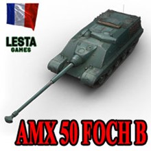 AMX 50 FOCH B in the hangar ✔️ WoT CIS