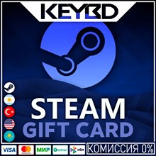 STEAM WALLET GIFT CARD 7.4$ GLOBAL BUT NO ARGENTINA