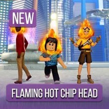 Roblox Ключ🔑 Flaming Hot Chip Head
