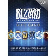 Blizzard Gift Card 50€ (ЕВРО) ✔️Battle.net EU