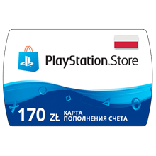 Карта PlayStation(PSN) 170 PLN (Злотых)🔵Польша