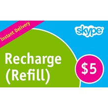 Skype voucher recharge 10 USD