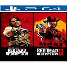 (Red Dead Redemtetion 1 + RDR 2) - PS4 - 2в1 Аренда
