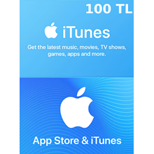 🔵 iTunes 100 TL ПОДАРОЧНАЯ КАРТА (ТУРЦИЯ) 🚀AUTO✔