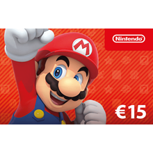 Карта Nintendo eShop 15-100 EUR