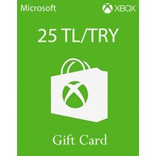 🇹🇷 Xbox Gift Card ✅ 25 TL/TRY/Лир [Без комиссии]🔑