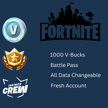 New FN Account With 1000 V-bucks and BP