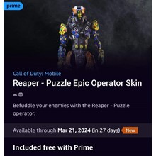 ⭐Call of Duty: Mobile⭐Reaper -Puzzle Epic Operator Skin