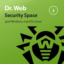 Dr.Web Security Space продление 1 ПК 1 ГОД