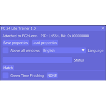 FC 24 Lite Trainer Green Time Finishing Hack
