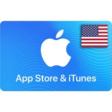 ⚡️Подарочная карта Apple iTunes (США) 2-500$. ЦЕНА ✅