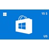 Подарочная карта Windows Store 15 долл. US-регион