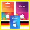 ??ВСЕ КАРТЫ????? App Store/iTunes 10-500 EUR (Германия)